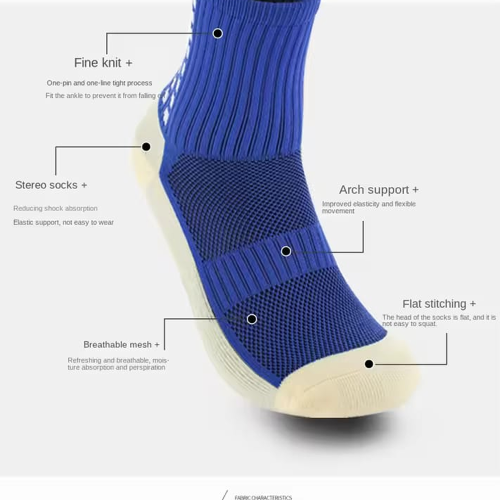 Anti Slip Grip Socks For Football - Socks