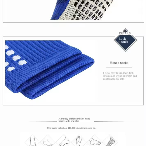 Anti Slip Grip Socks For Football - Socks