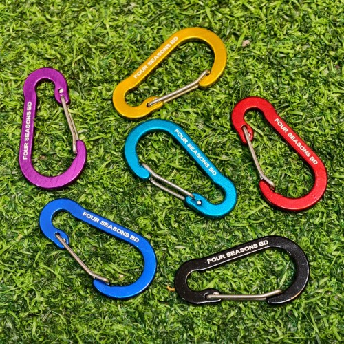 Mini Aluminum Wiregate Carabiner Clip L