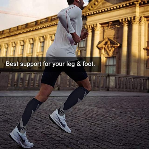 High-Calf Performance Compression Socks